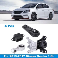 For 2013-2017 Nissan Sentra 1.8L for Auto. Engine Motor & Trans Mount Set 4PCS