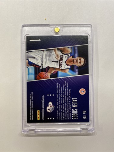 Jalen Suggs /PG Magic RC | 2021 GALA Draft Picks Green Parallel Rookie Card #183 - Foto 8 di 8
