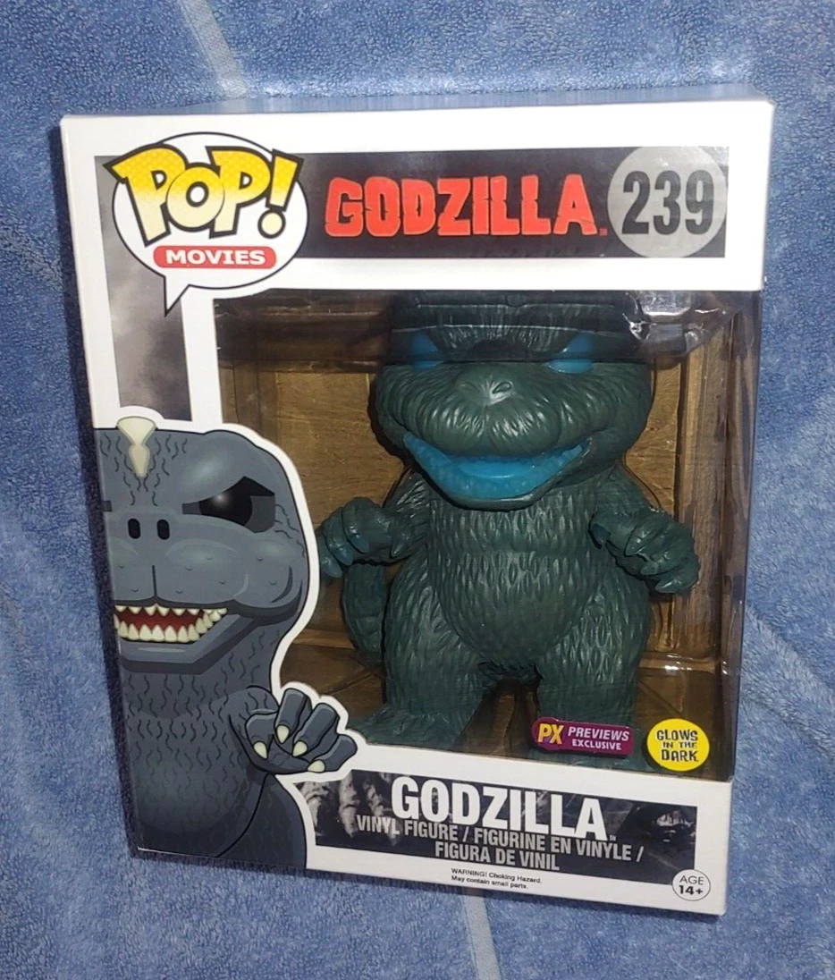 Funko POP GODZILLA 239 Glow in the Dark PX Previews Exclusive 6