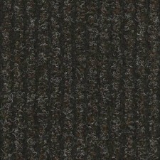 Image of Anthracite Entrance Matting - Ribbed Door Mat - Reception Doorway - Brown Black