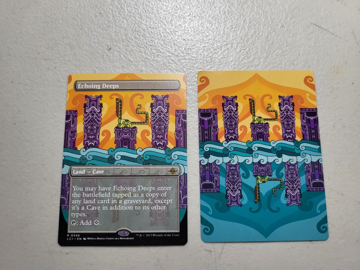 Echoing Deeps SHOWCASE + Art Card Lost Carverns of Ixalan - LCI