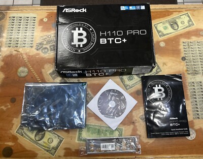 ASROCK H110M-HDV LGA 1151 Micro-ATX Motherboard DDR4 No Ram TESTED!!
