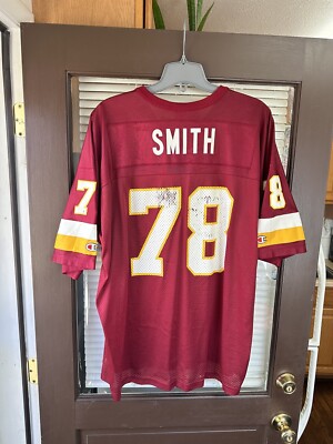 Vintage CHAMPION Bruce Smith #78 Washington Redskins NFL