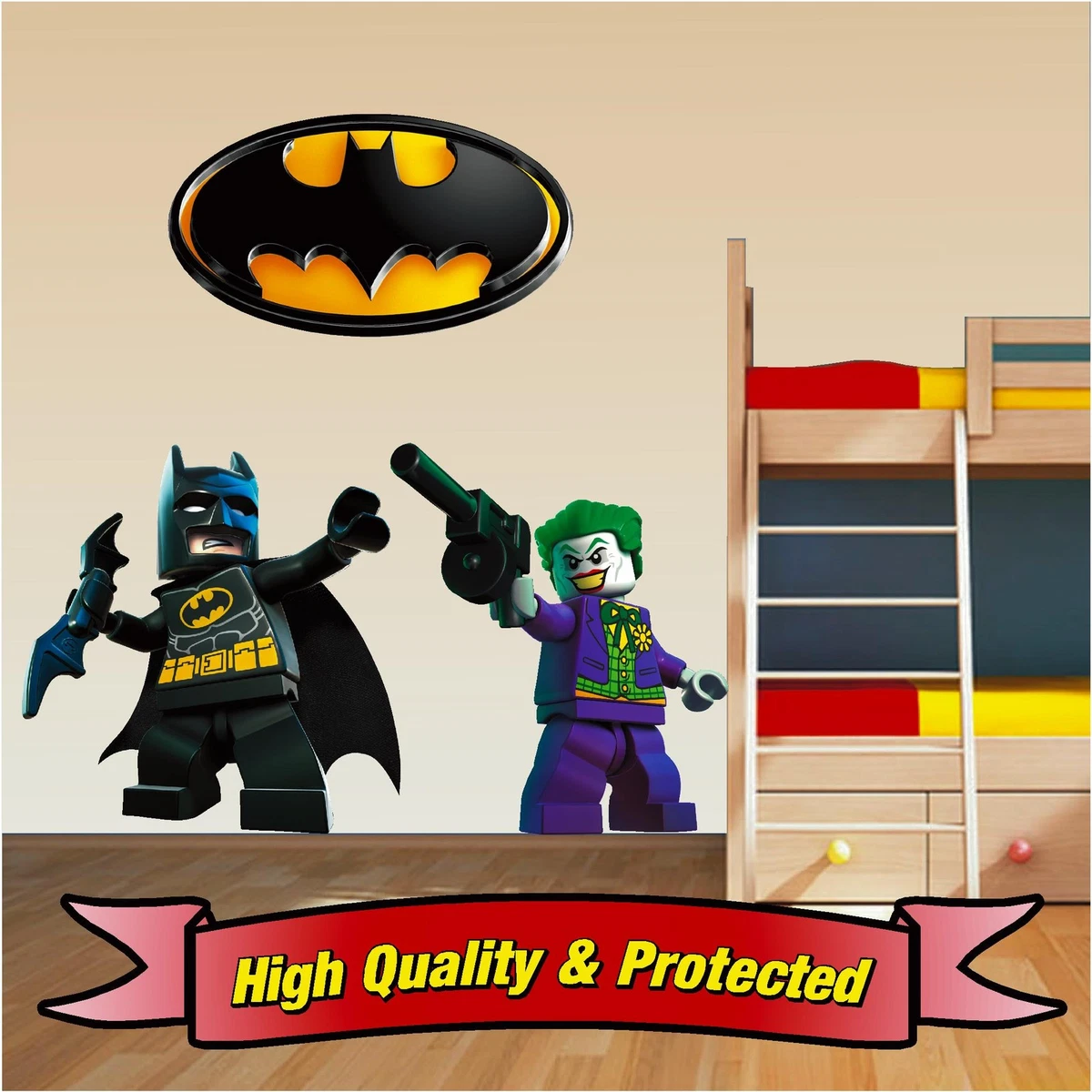 Lego batman cheap wall stickers