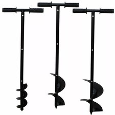 Manual Hand 4" 6" 8" Earth Auger Fence Post Drill Soil Digger Hole Borer Digger