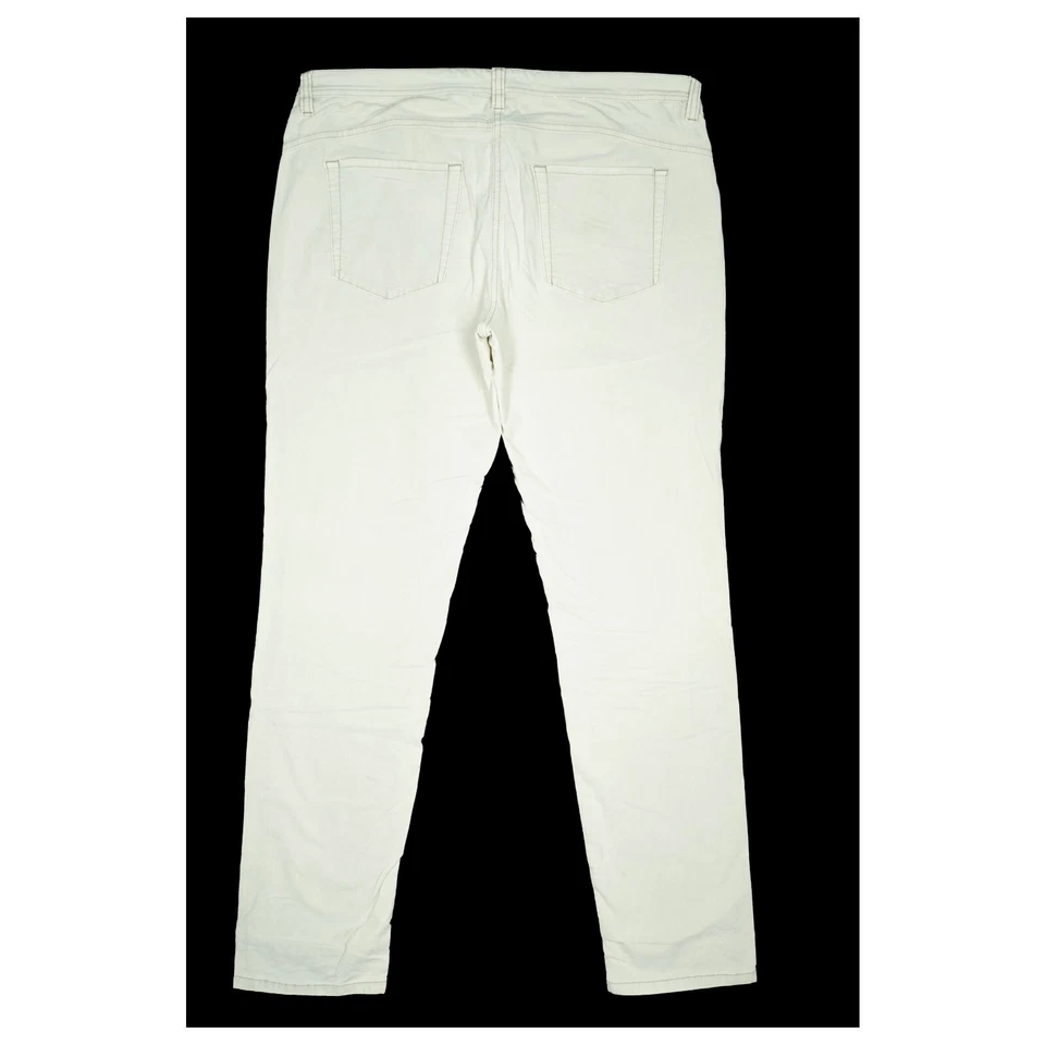TOM TAILOR Damen Tapered Stretch Jeans Hose 46 XXL W34 L32 Beige Übergröße weich - Image 3 of 4