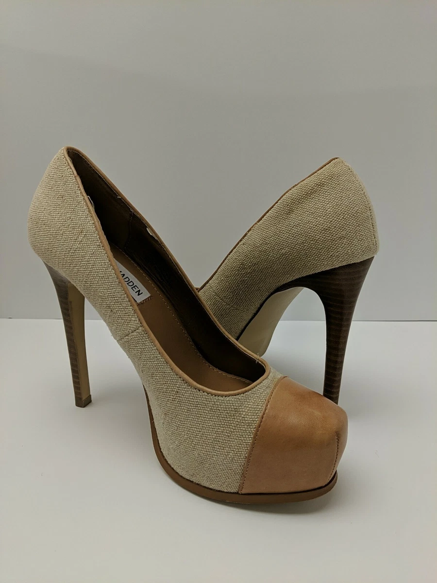 Steve madden deals tan pumps