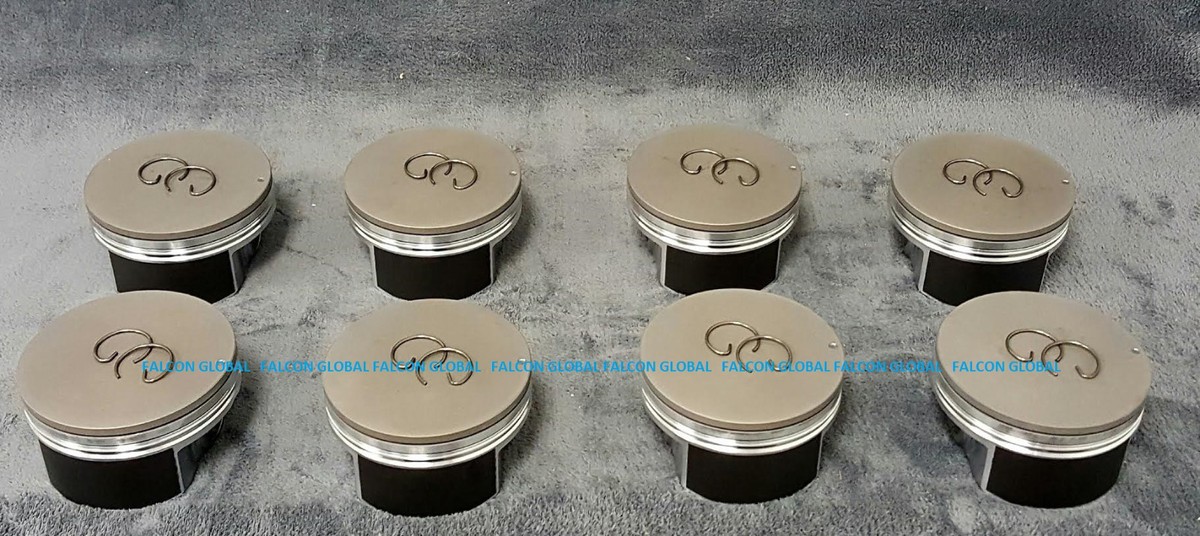 SILVOLITE Flat Top Anodized Pistons/8+Rings 2005-11 Chevy GM SILVOLITE Flat Top Anodized Pistons/8+Rings 2005-11 Chevy GM