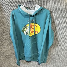 Green Bass Pro Shops Men's M Hoodie Johnny Morris Long Sleeve Fleece Lined