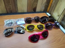 Lot Of 7 Pair Multi Brands Adult Assorted  Sunglasses  New