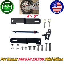 Rear For Razor MX650 SX500 Mini Bikes Bolt on Swing Arm Extension Kit 4"- 5" AL