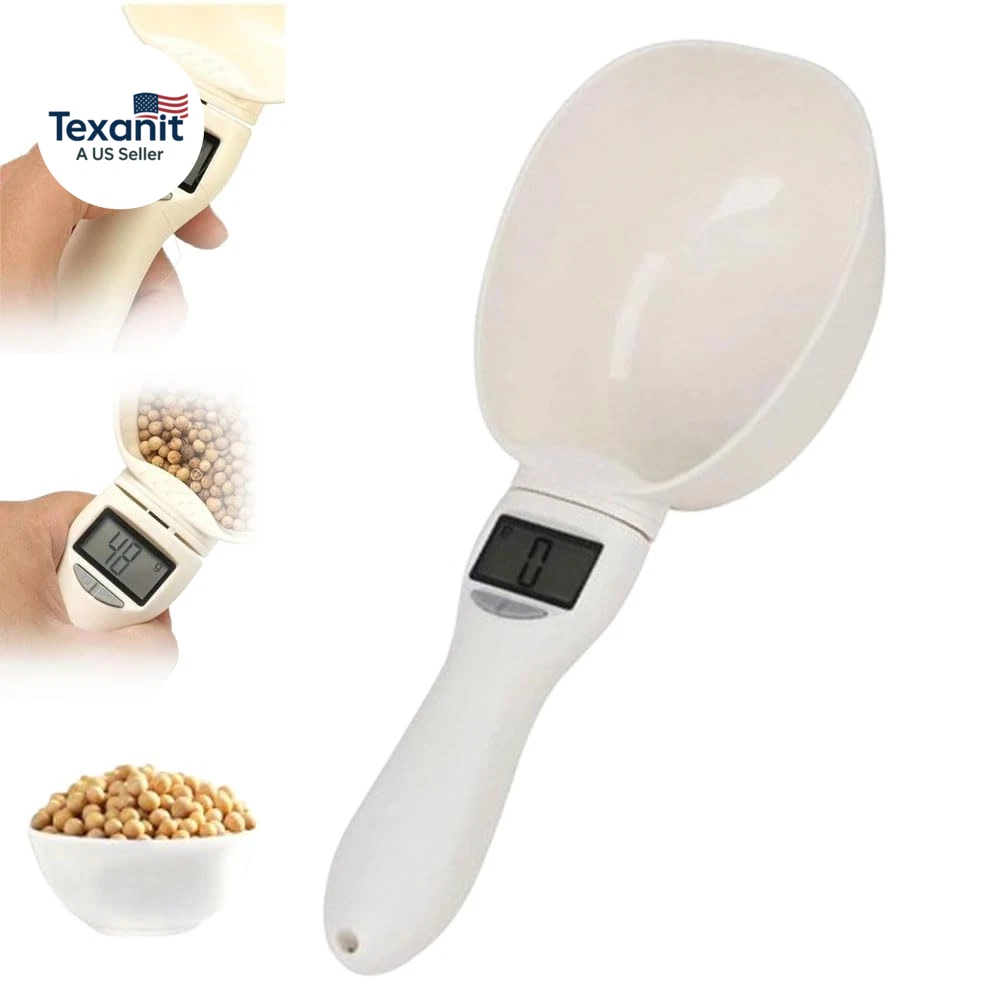 Digital Measuring Spoon, Electronic Measuring Spoon with LCD Screen, 800G / 0.1G