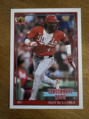 2026 Topps Series 1 Elly De La Cruz 1991 Anniversary T91-22 Reds