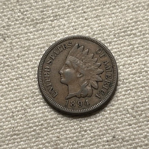 1894 Indian Head Cent Very Fine VF Coin CJ