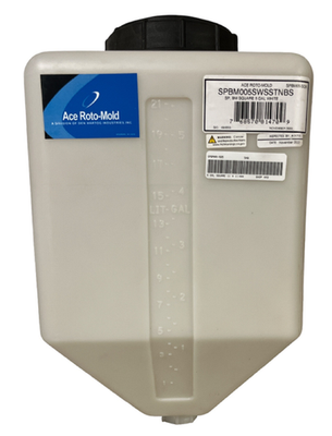 #ad #ad Ace Roto Mold Blow Molded 5 Gallon Square Rinse Tank White SPBM05 SQ5 $99.95
