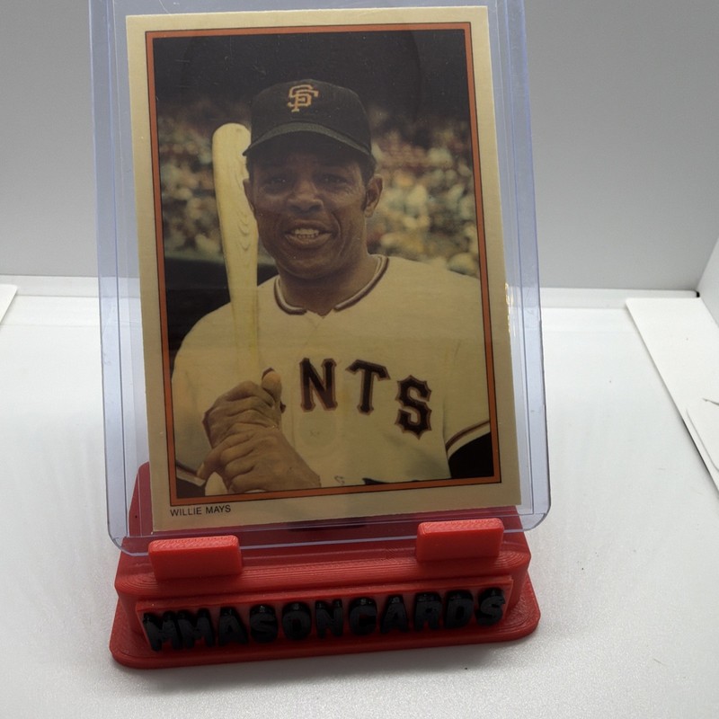 Willie Mays 1985 Topps Circle K #3 San Francisco Giants Hall of Fame MINT B9