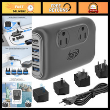 220V to 110V Voltage Converter, 230W Step Down Power Adapter for Travel Use