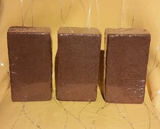 COCO&COIR 3 X 650g (9L) ORGANIC,Coconut Fibre Peat Free Compost,Coco Soil,Brown