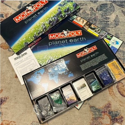 Monopoly Planet Earth Edition Board Game Parker Brothers 2008 Nature Wildlife