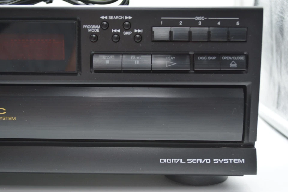 Panasonic SL-PD347 5-дисковый проигрыватель компакт-дисков MASH цифровая сервоприводная система винтажный - Изображение 4 из 4