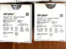 Lot of 2 Stryker Violet X-Braid Tape 1.2MM Date: 2025-12 Brand New *Fast Ship*