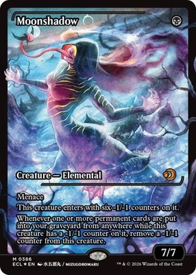 Moonshadow (0386) (Showcase) Foil NM EN 386 Lorwyn Eclipsed