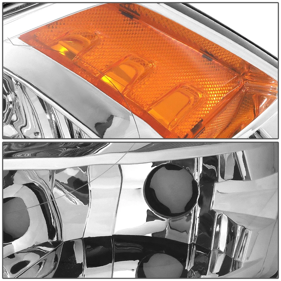 PARA 09-18 RAM 1500 2500 3500 Quad Cromo Carcasa Ámbar Esquinero Faros Piar Foto 4 de 4