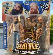 WWE Luke Harper Erick Rowan Signed Battle Pack Series 27 Wyatt Family NEW FTITL
