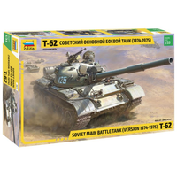 T-62 Soviet Battle Tank 1974-1975 Kit 1:35 Zvezda Kit Mezzi Militari -D- Neues M