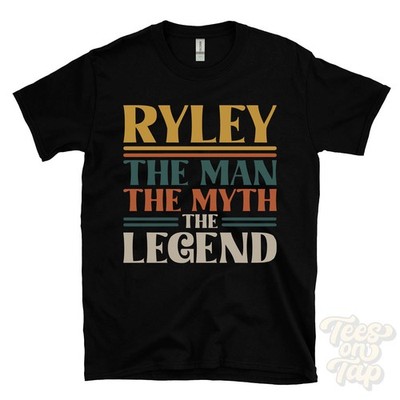 RYLEY THE MAN THE MYTH THE LEGEND T-SHIRT Herren Name Geschenk für Ihn Bruder Papa Sohn