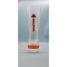 Martini Weissbier alkoholfrei 0,5l altes Bierglas alt Brauerei Glas Bier Weizen