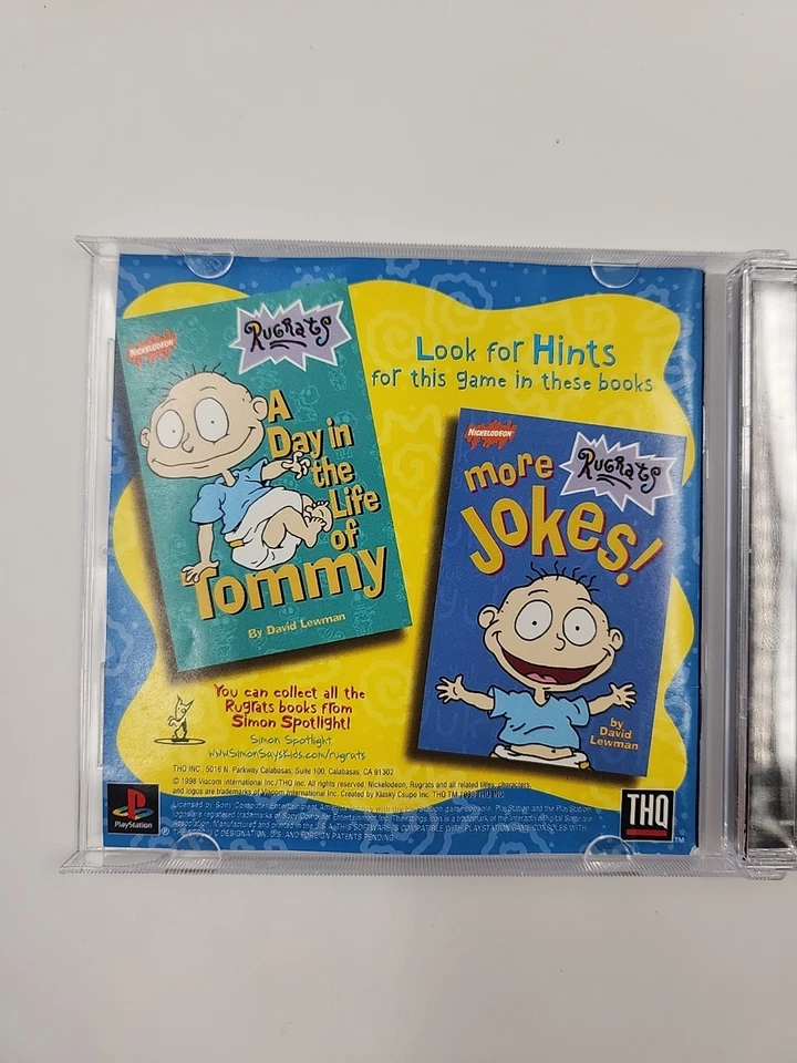 Rugrats Search for Reptar PS1 PlayStation 1 Complete CIB - Image 4 of 4