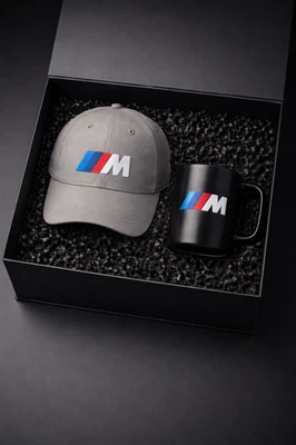BMW M Perfomance Motorsport Geschenkset Geschenkbox Mütze Tasse Cap