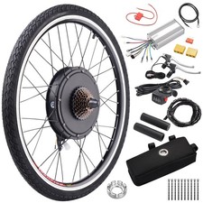 Yescom Electric Bicycle Motor Kit 26" Rear Wheel 48V 1500W E-bike Conversion Kit
