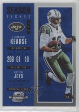 2017 Panini Contenders Optic Season Ticket Blue Prizm 25/99 Jermaine Kearse 1dh2