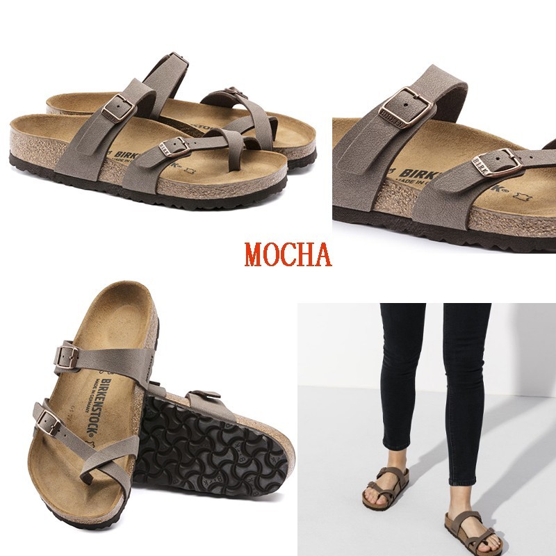 Birkenstock Mayari Mocca Birko-Flor Sandals Mens 11 EU 44 Regular Fit NEW Birkenstock Mayari Mocha Birko-Flor Regular | Dear Lucy main image 4