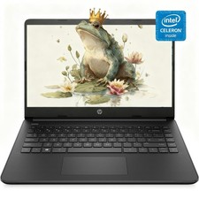 HP Student Laptop 14" 1366 x 768 (HD) 4 core Intel Celeron UPTO 16GB RAM 384GB
