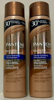 2 Pantene Pro-V BRUNETTE Expressions Daily  SHAMPOO Toffee to Almond Caramel
