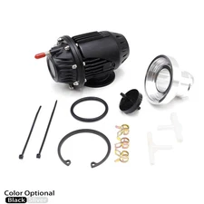 SQV4 Turbo Blow Off Valve Kit Black for Universal Turbo Cars BOV Upgrade
