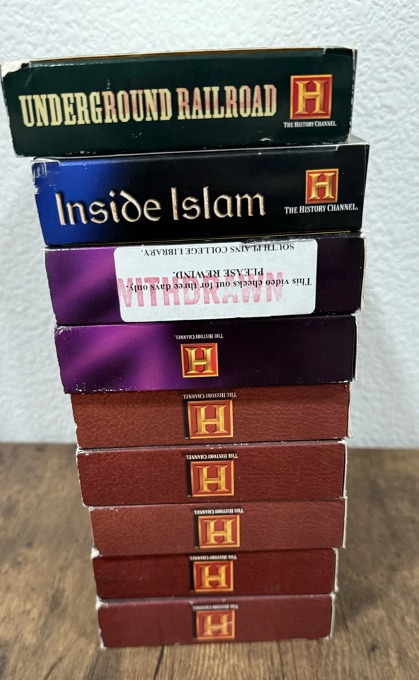 A & E + History Channel Lot of 5 VHS Tapes Modern Marvels/History of Sex/Islam.. - Image 4 of 4