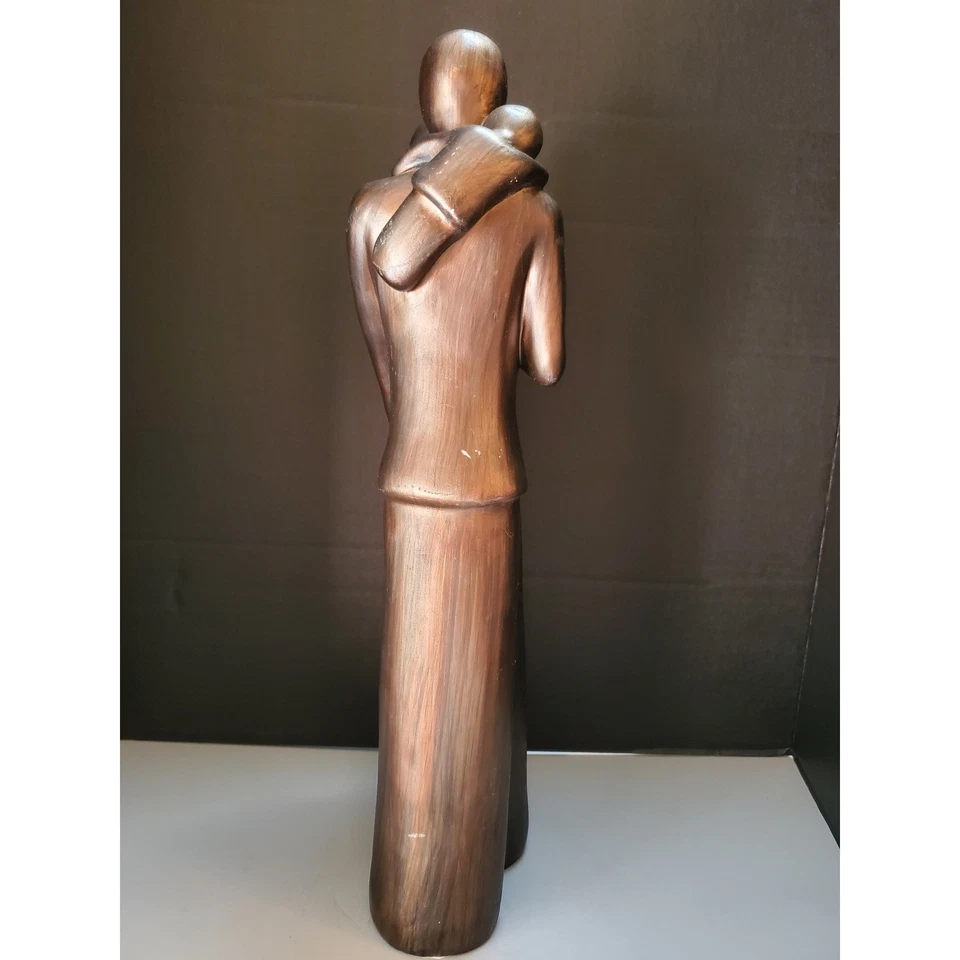 抽象家庭树脂雕塑青铜饰面现代雕像家居装饰艺术 — 第 4/4 张图片