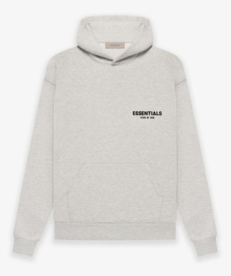 (Authentic) Light Oatmeal Essentials Hoodie Size L