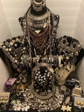 Huge-estate-jewelry Lot-Redesign-junk-for Craft-costume-9+lbs