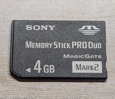 Sony Memory Stick PRO Duo Mark2 4GB Memory Card MAGICGATE