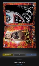 WWE Topps Slam Platinum DIGITAL Alexa Bliss Legendary Book 5 CC
