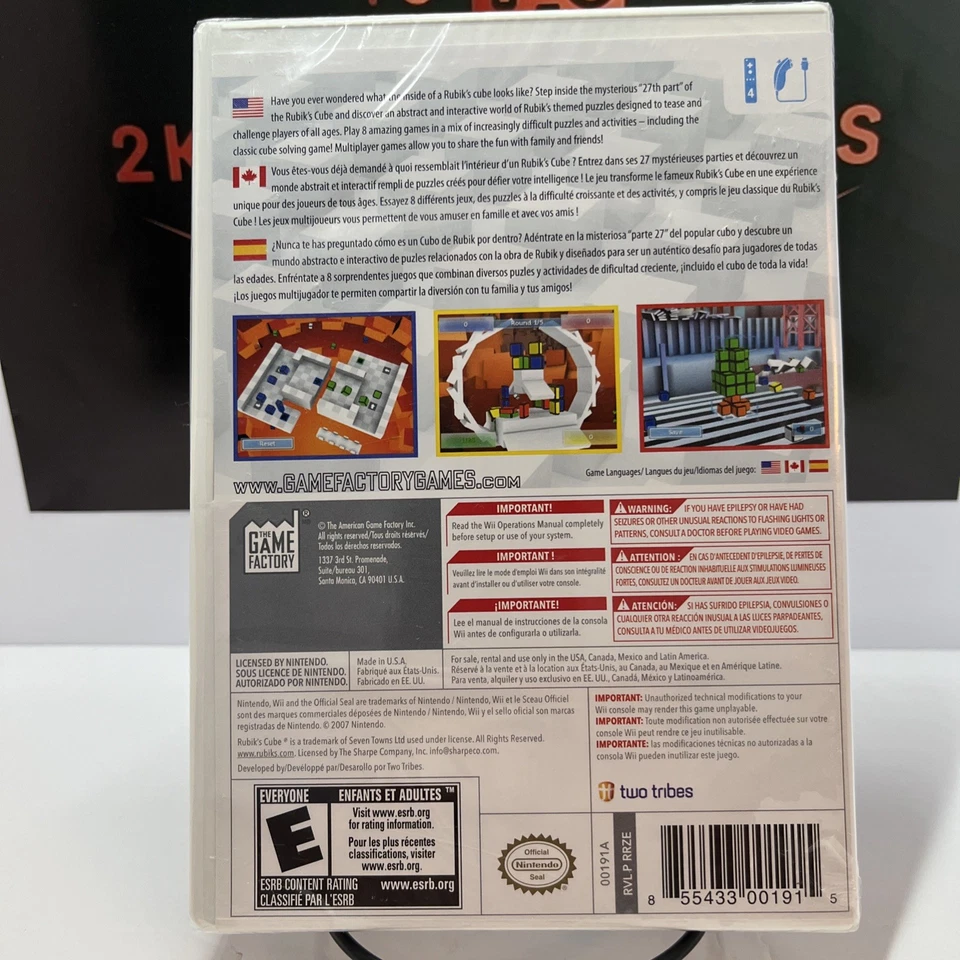 Rubik's World (Nintendo Wii) - Brand New - Factory Sealed - Image 2 of 2