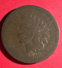1866 US Indian Head Cent! Semi Key Date! Lower Mintage! Old US Coin!