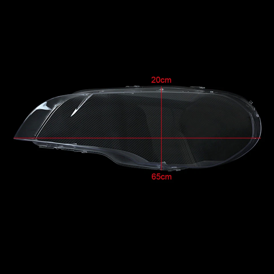 2x Left+Right Lamp Cover Headlight Cover Lampshade Lens for BMW X5 E70 2008-2013 - Image 4 of 4