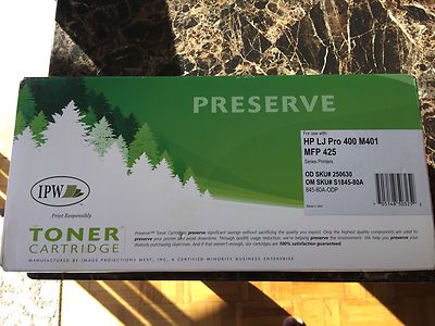 PRESERVE HP LJ Pro M401 MFP 425 BLACK TONER