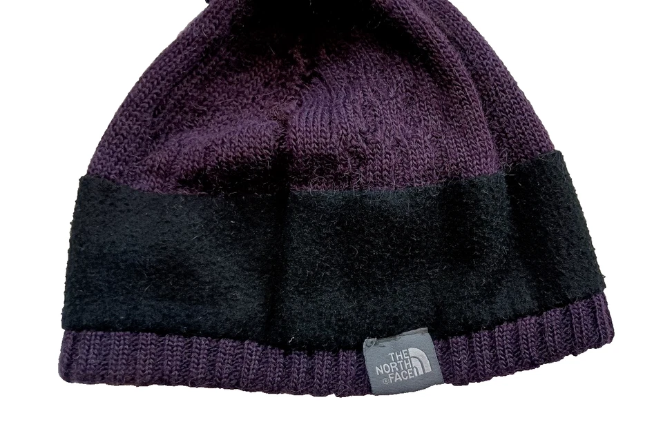 Gorro The North Face Cable Minna en púrpura berenjena talla única invierno informal acogedor Foto 3 de 4